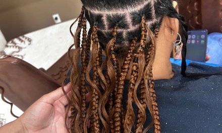 Large knotless braids - Jnely Beauty Bar