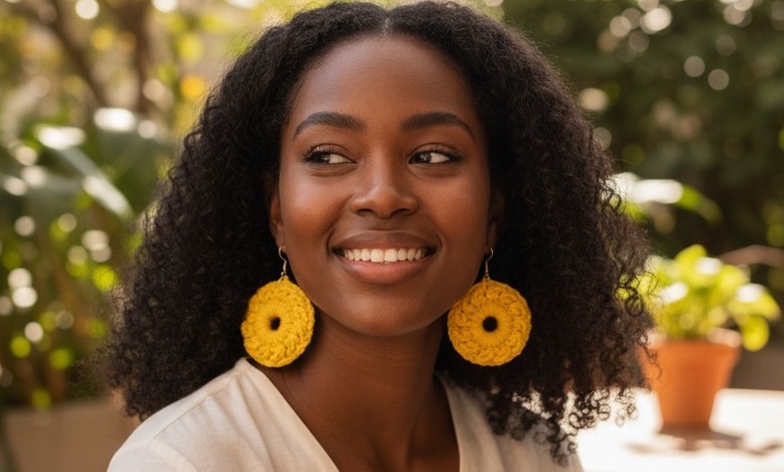 Image 4: Build Your Own Customized Earrings with Metal & Crotchet Pieces