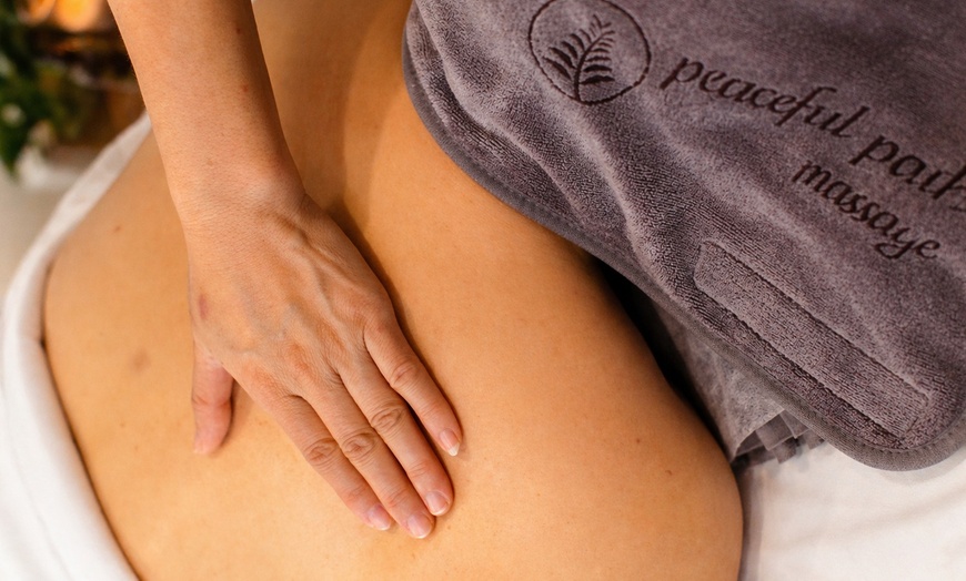 Image 4: Up to 37% Off on Massage - Chosen by Customer at Peaceful Path Massage