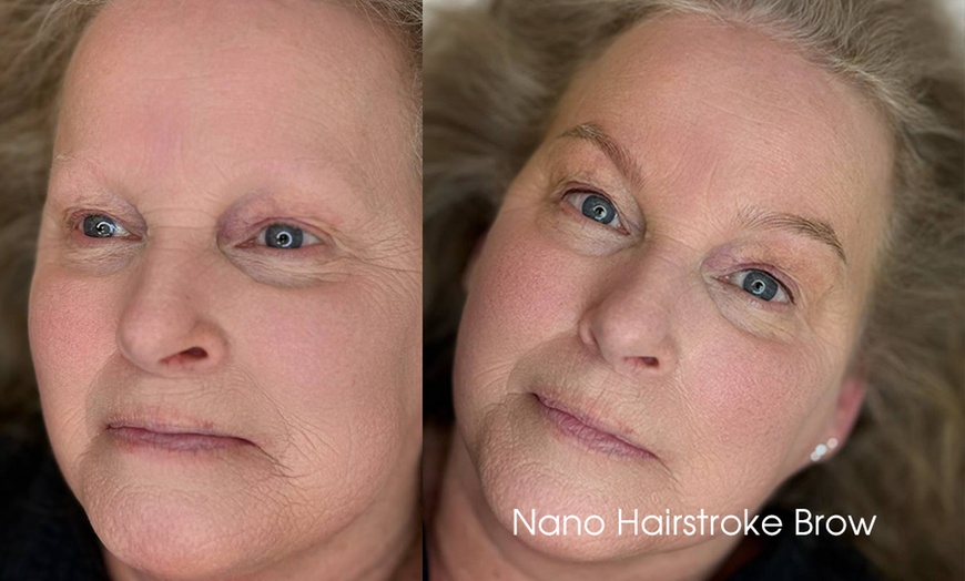 Image 3: Nano Hairstroke Brows, Ombre Brows, or Eyeliner Tattoo