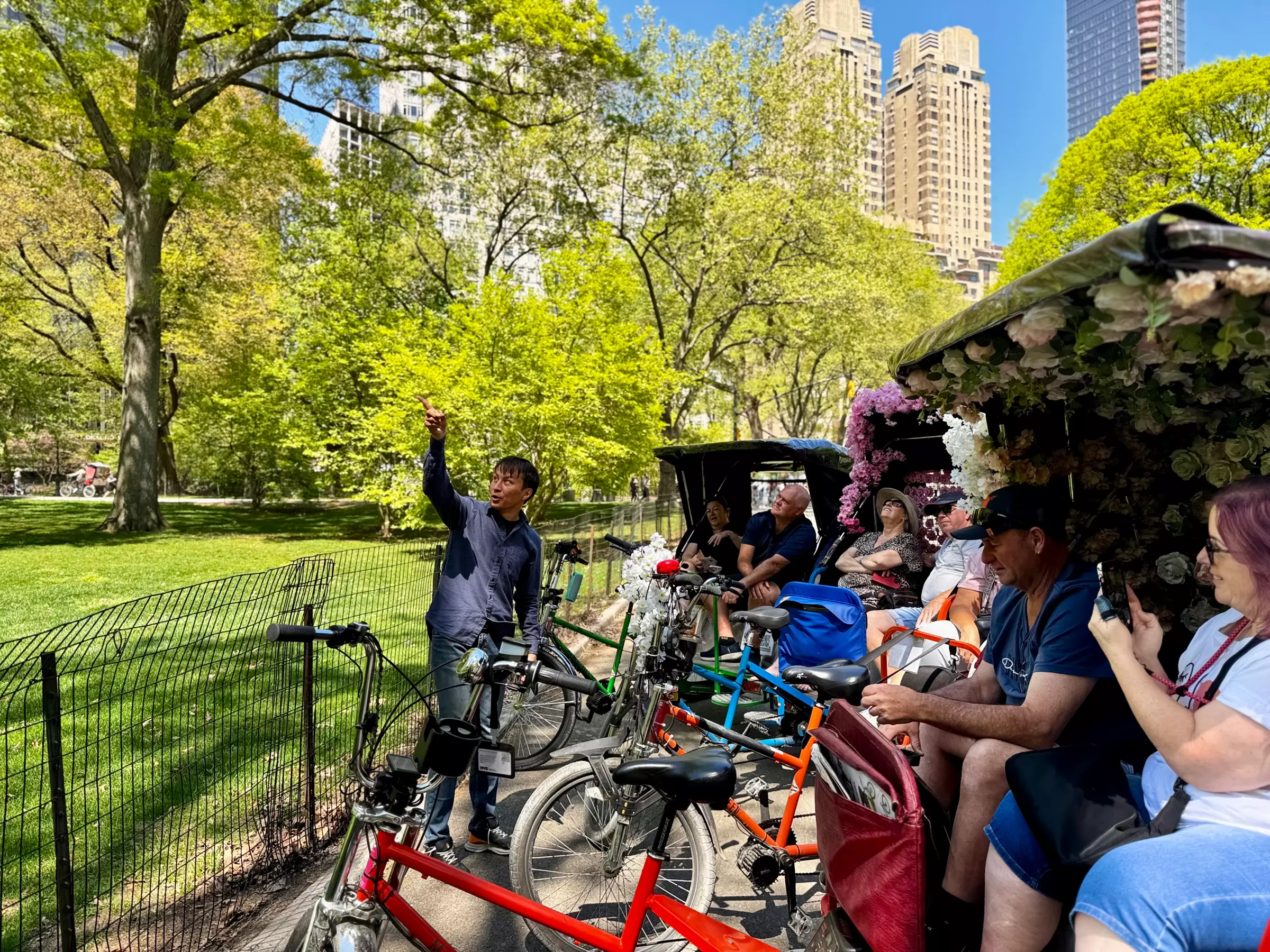 Private Pedicab Tour through Central Park, Iconic Landmarks & Gems