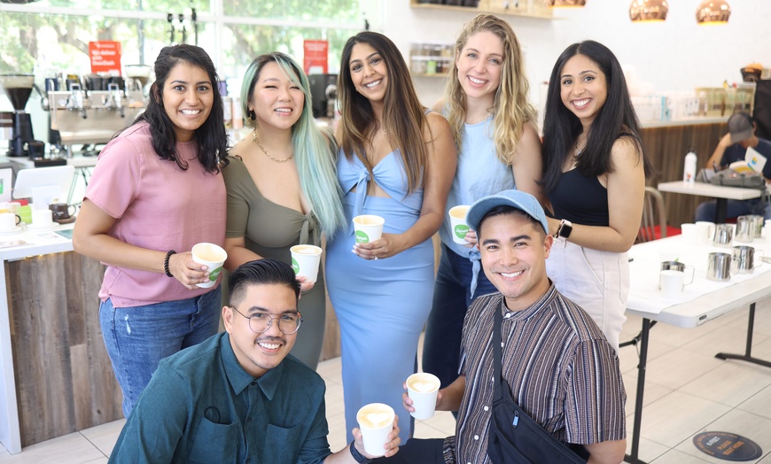 Image 4: Master Beautiful Latte Art: Hands-On Barista Latte Art Class