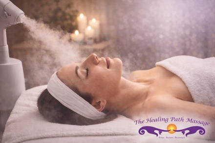 One 60-Minute Massage and 30-Minute Hydrating Facial; New Clients Only - The Healing Path Massage