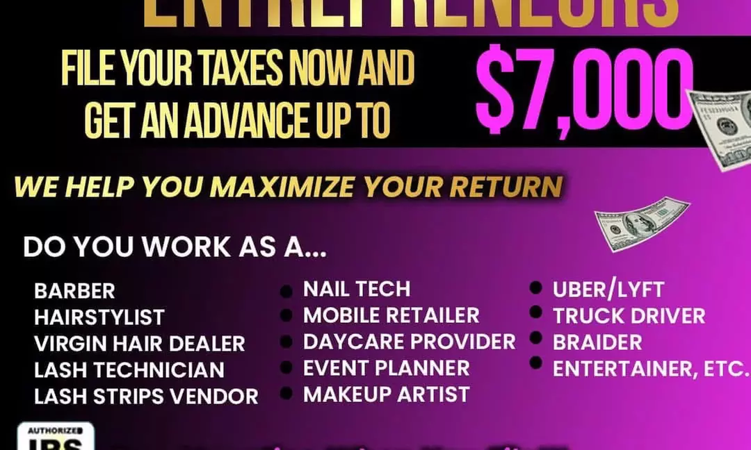 Tax Preparation for Individual, Married Couple, Small Business with Optional E-File and More (Up to 46% Off) - Primary Image