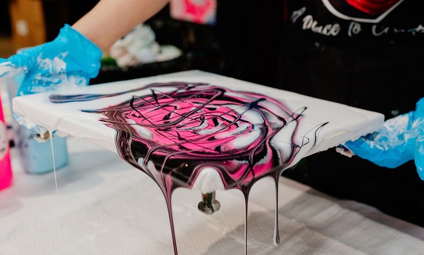 Image 3: Unleash Creativity: Guided Fluid Art Experiences for Children Ages 2+
