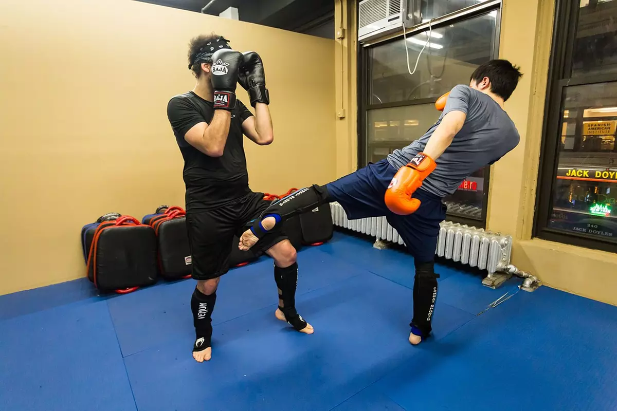 Dive into New York San Da Kickboxing with classes in Muay Thai, BJJ, or MMA up to 34% off - Primary Image