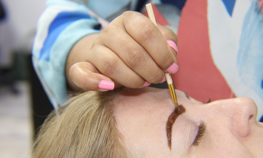 Image 2: Get a Eyebrow Shaping, Tinting, Lamination, or Eyelash Lift & Tinting 
