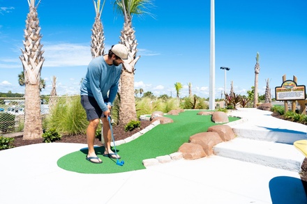 One Round of Mini Golf - Child Ticket - Mulligan's Lagoon Pizza, Pub, and Putt
