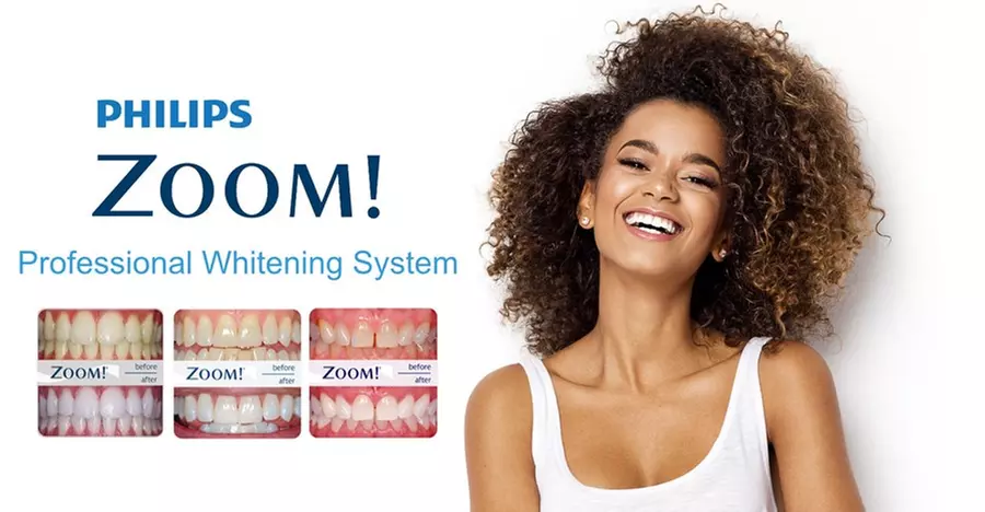 Philips ZOOM Teeth Whitening in Spa-Like Dental Clinic + Advanced Tech