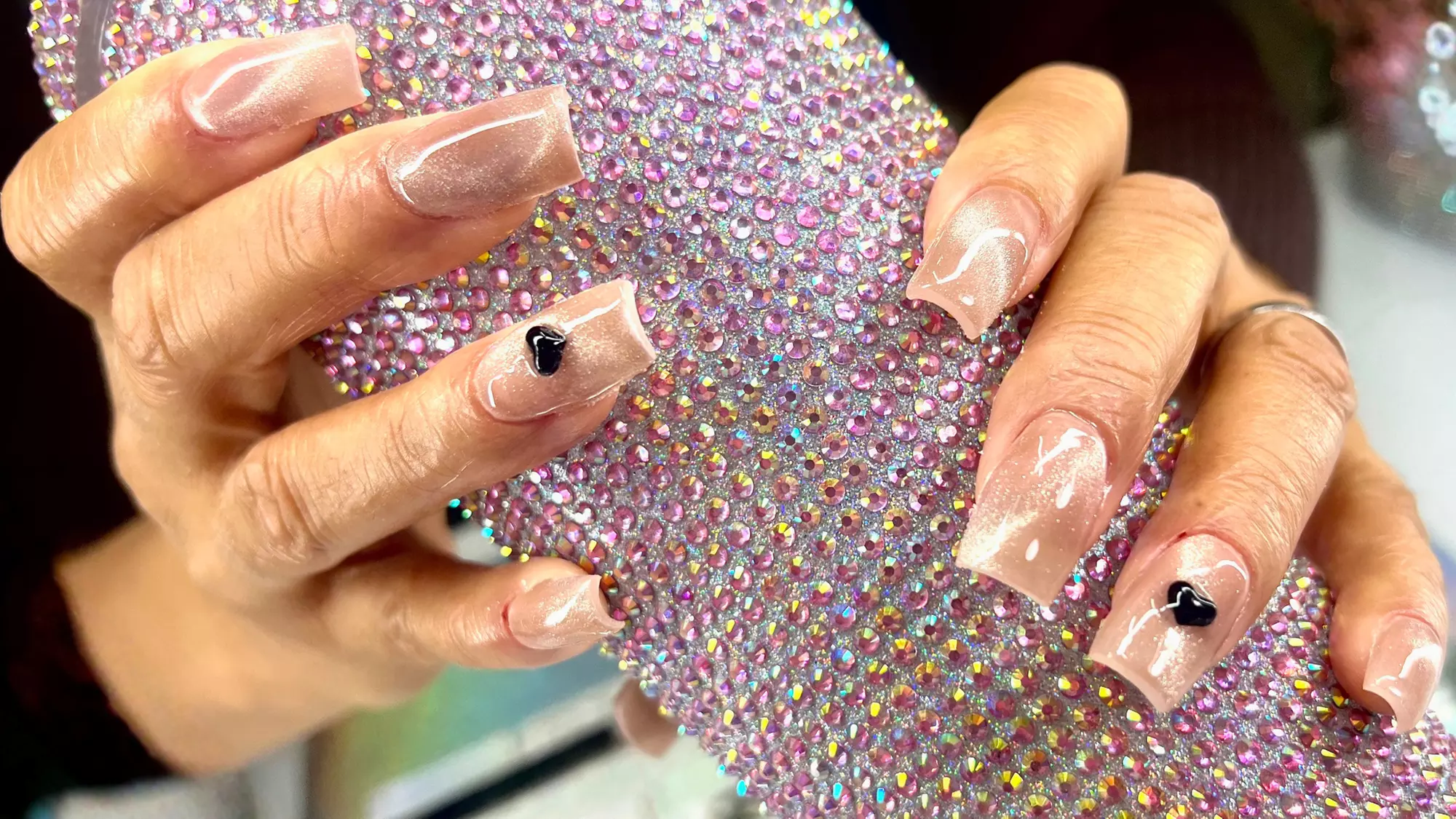 Russian Manicure w/ Gel(Softbuilder/Hard) Polish & Heated Foot Massage