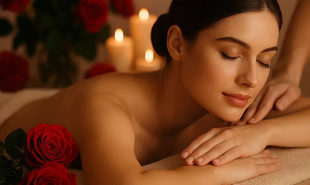 Różnorodne masaże do wyboru: całego ciała, wybranej części lub twarzy w salonie Złoty Dotyk - Primary Image