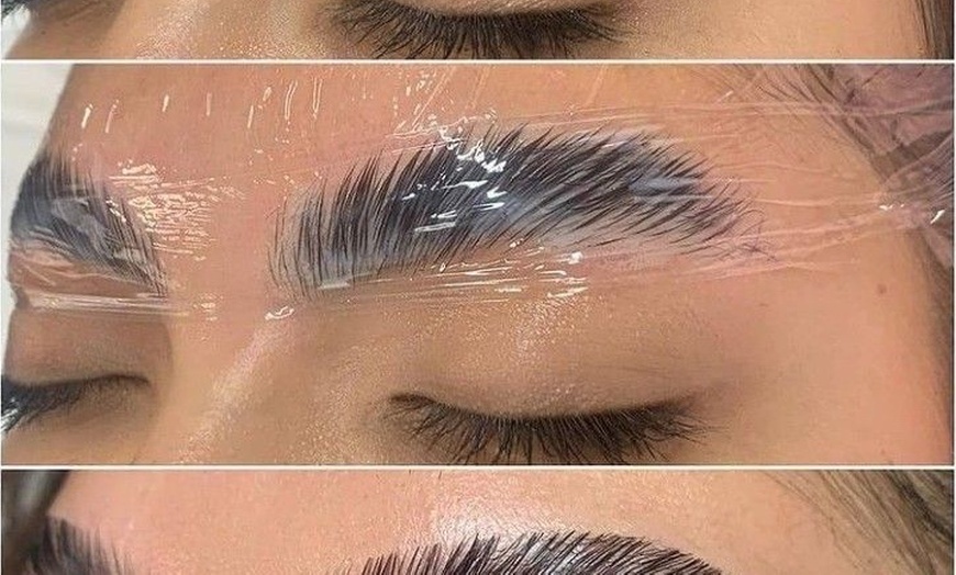 Image 3: Eyebrow Lamination and Tint Services