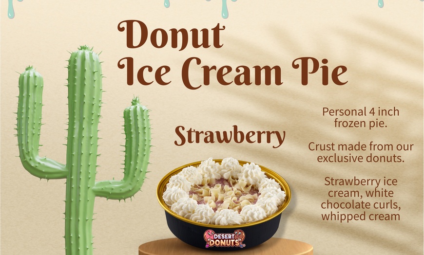Image 7: 50% off One 4-Inch Donut Ice Cream Pie - 8 Flavors to Choose From