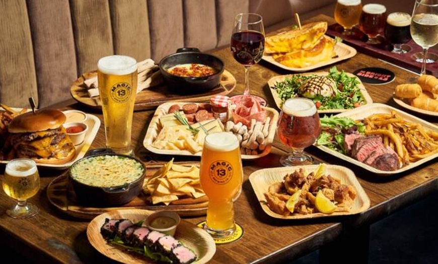 Image 11:  Craft Beer & Bites at Magic 13 Brewing Co. – Save on Taproom Favorites