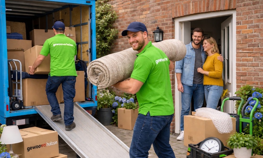 Image 3: 4, 6 of 8 uur verhuizen incl. transport en 2 verhuizers