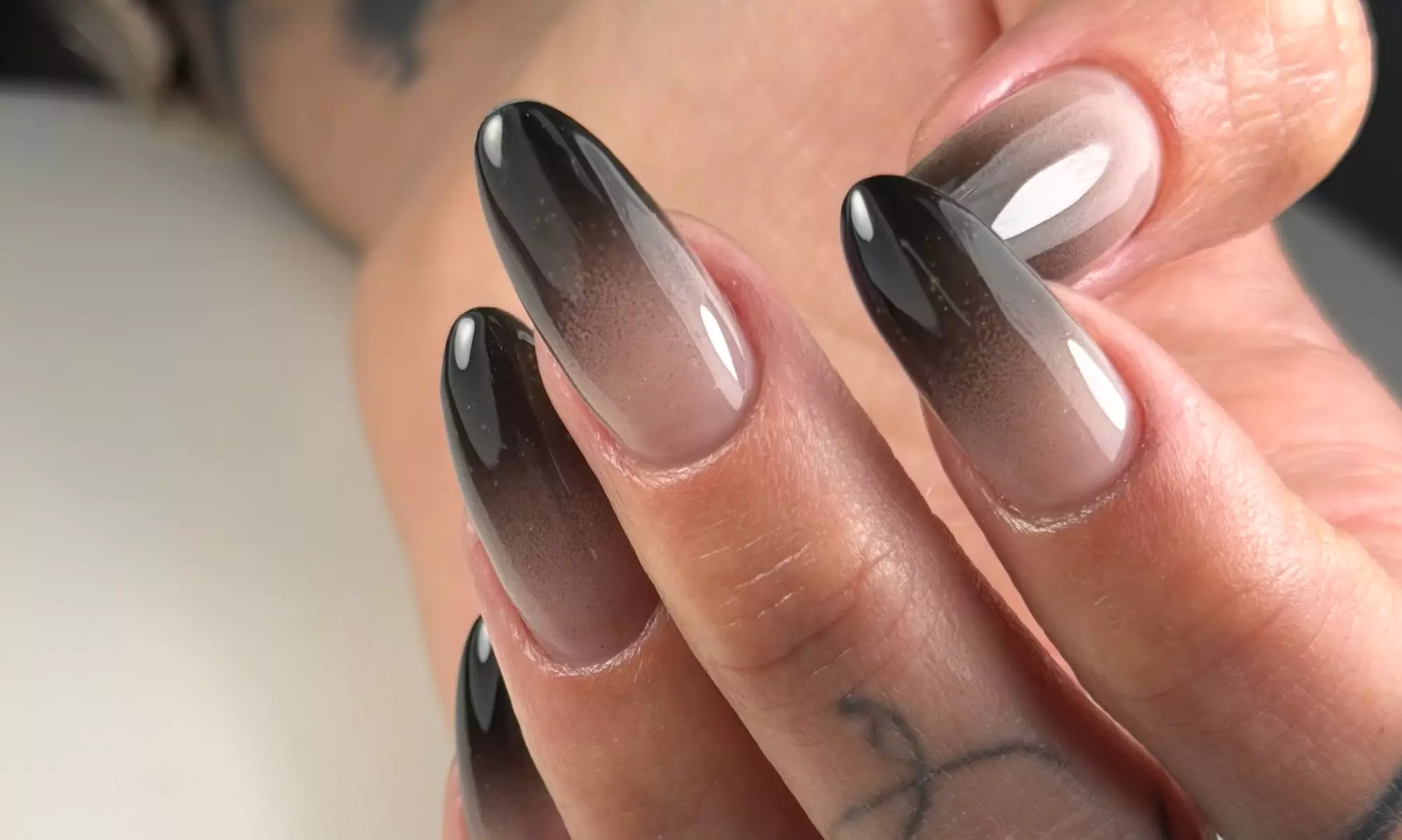 Gel Manicure and Regular Pedicure