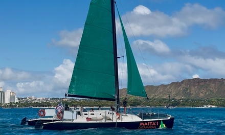 90-min Afternoon Delite Sail - For 1 - Maita'i Catamaran - Honolulu