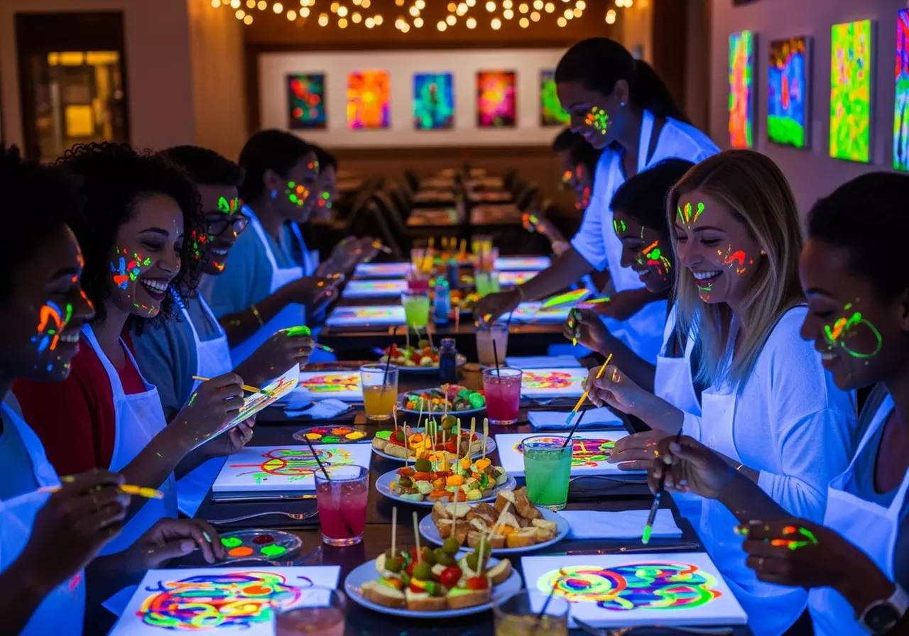 3-Hour Painting Party for One or Two – Glow Option