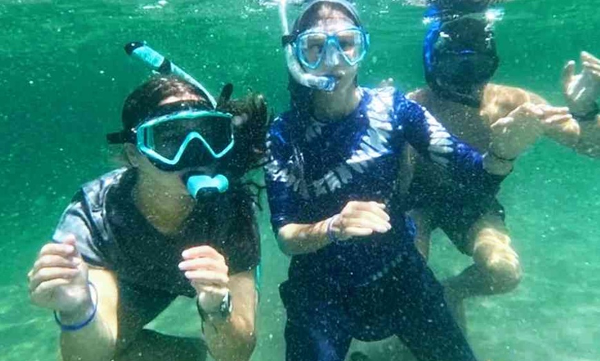 Image 2: Private BYOB Boat Charter with Snorkeling for Up to 6 People  