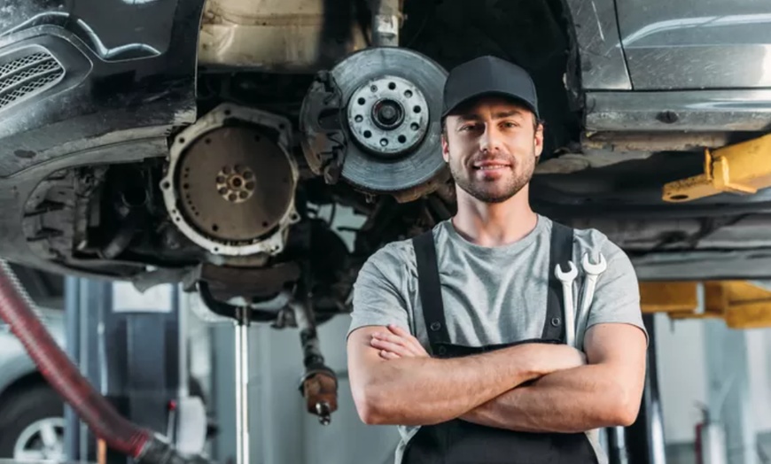 Image 5: Upgrade to a Synthetic or Conventional  Oil Change and Alignment