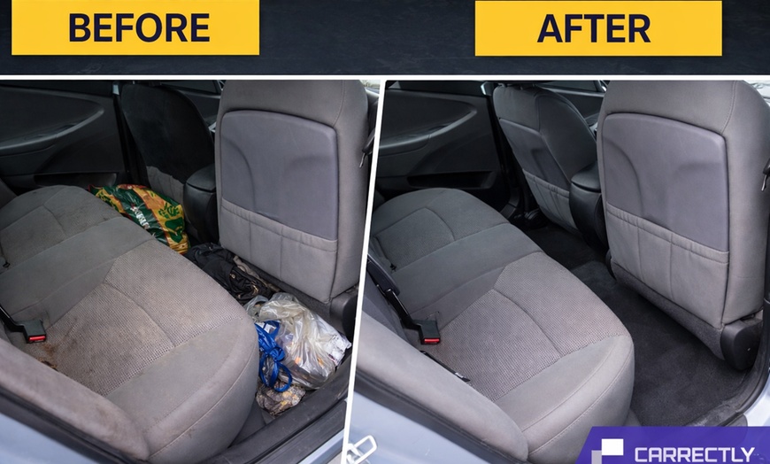 Image 3: Carrectly's car detailing options Interior Car Detailing Package