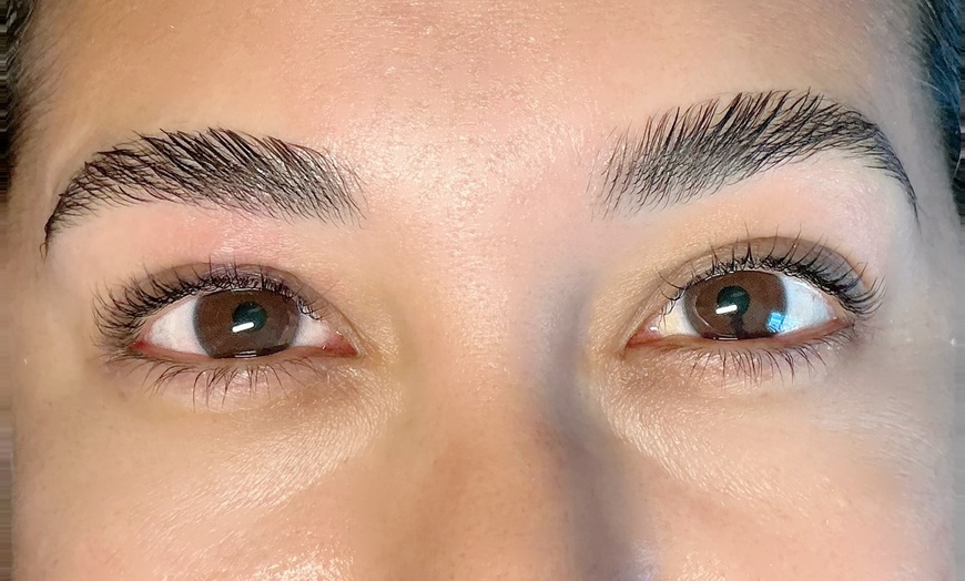 Image 1: Perfect Eyebrows with One Eyebrow Lamination, tint & wax