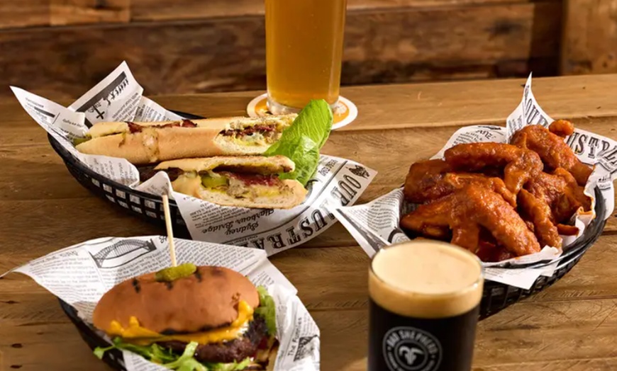 Image 9: Enjoy Garden Vibes with Burger or Pizza with a Drink for Up to 4 