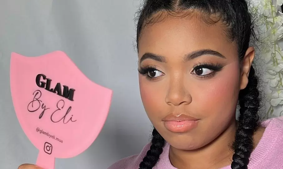 Full, Nude, or Social Glam - Full Face Makeup Application at Glam By Eli Makeup (Up to 37% Off)