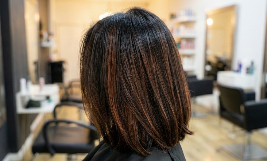 Image 4: Cut, Blow Dry, Half Head of Foils, and Balayage at Luxuria Salon