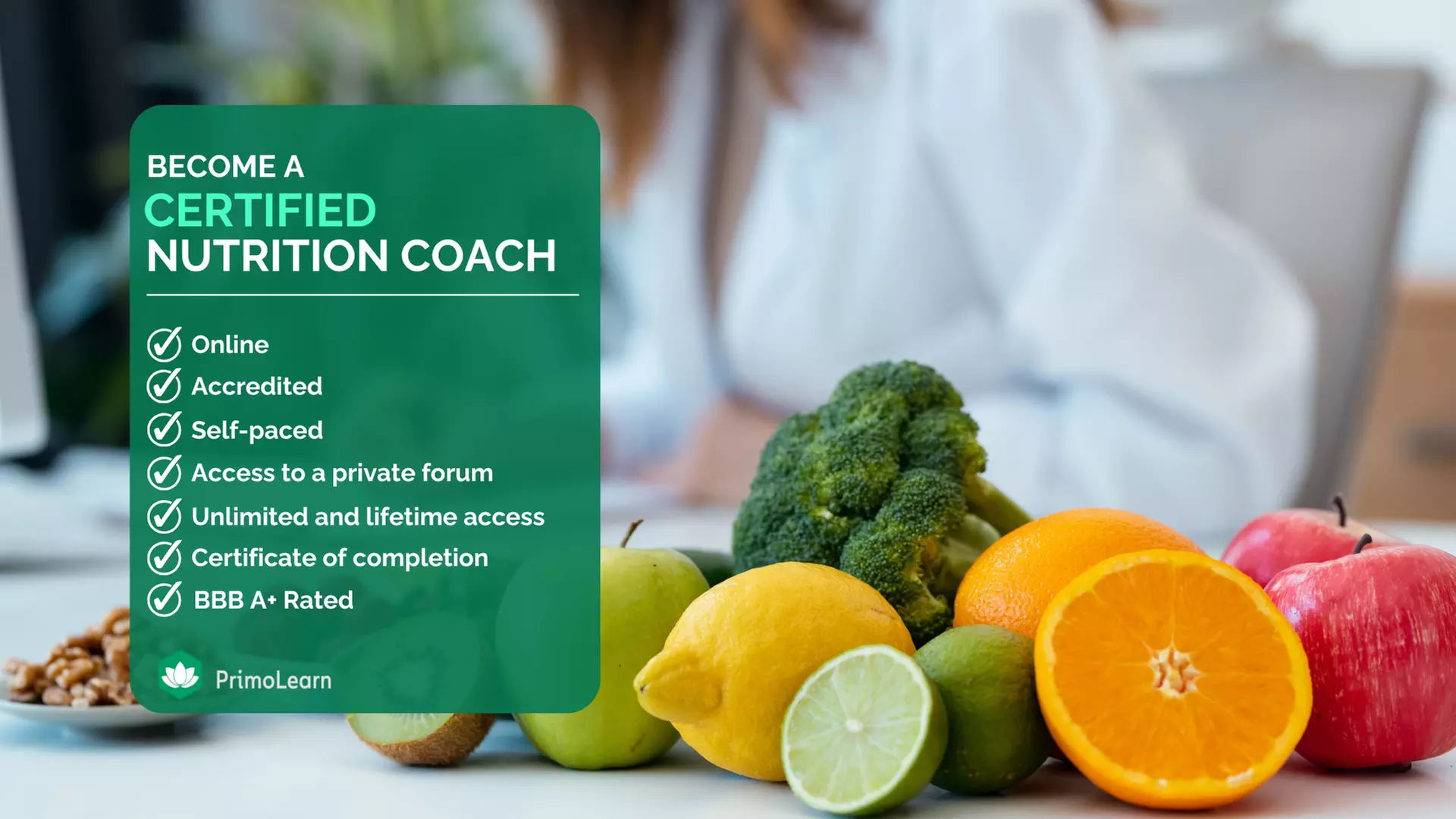 Earn Your Nutrition Certification And Master Healthy Living Online
