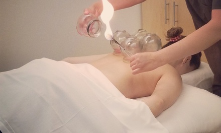 One 80-Minute Treatment; 25-Minute Lymphatic Drainage Body Massage, 25-Minute Gua Sha Facial Massage, and Fire-Cupping - Kang Eastern Medicine Spa