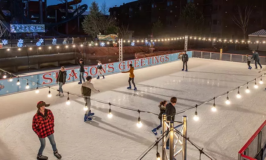 Image 1: Outdoor Ice Skating including Skates – Wilderness at the Smokies!