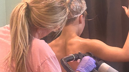 Two Custom Spray-Tan Sessions - Skin and Soul Custom Spray tanning