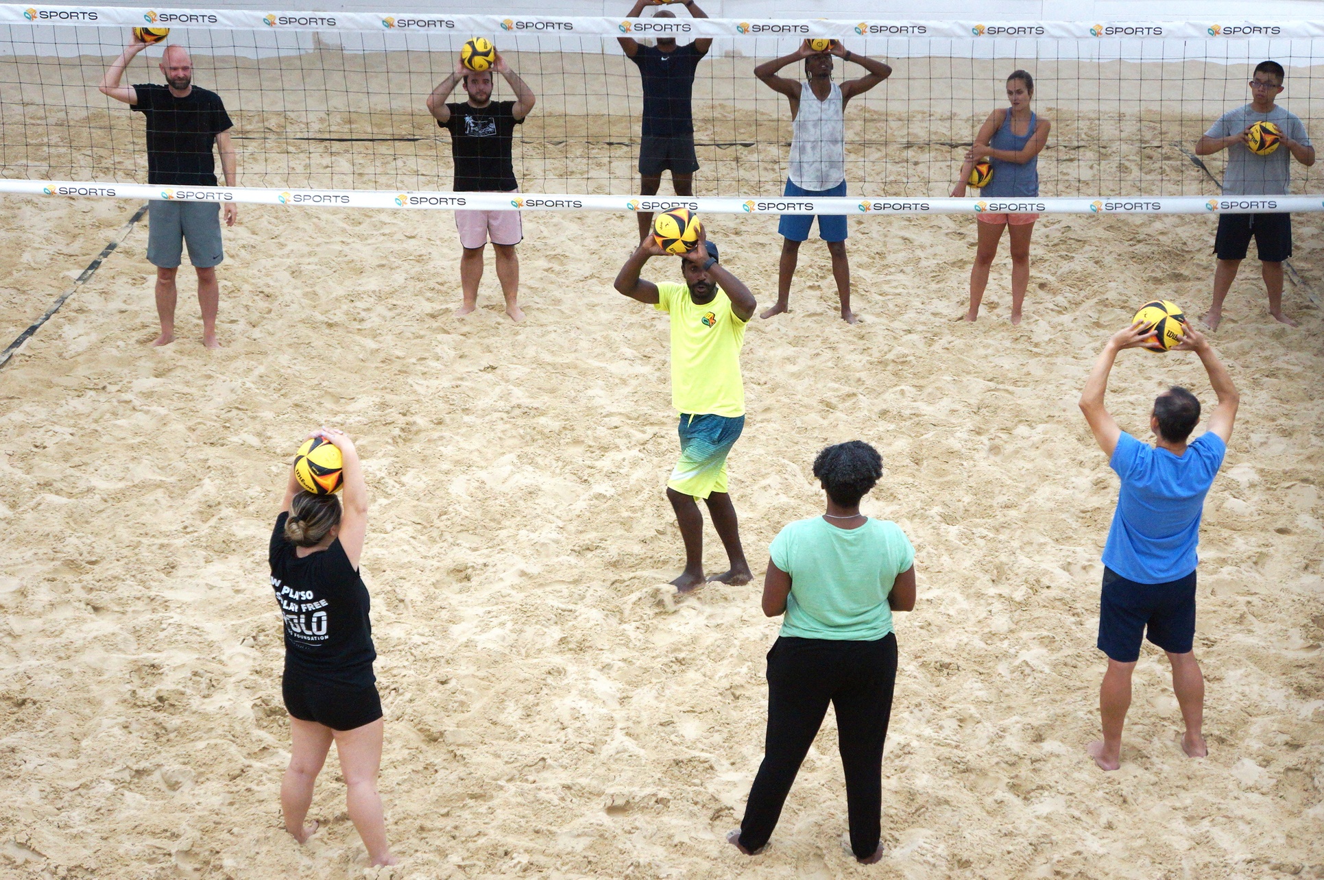 Spike and Sip: Enjoy a Volleyball Class with a Drink at the Bar