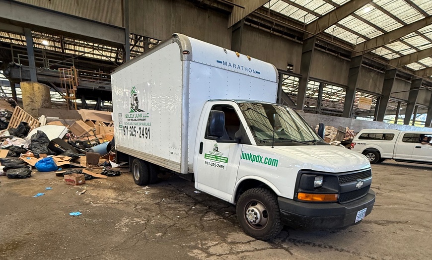 Image 3: Up to $100 Toward Junk Removal for $49 at JunkPDX — $300 Minimum job 