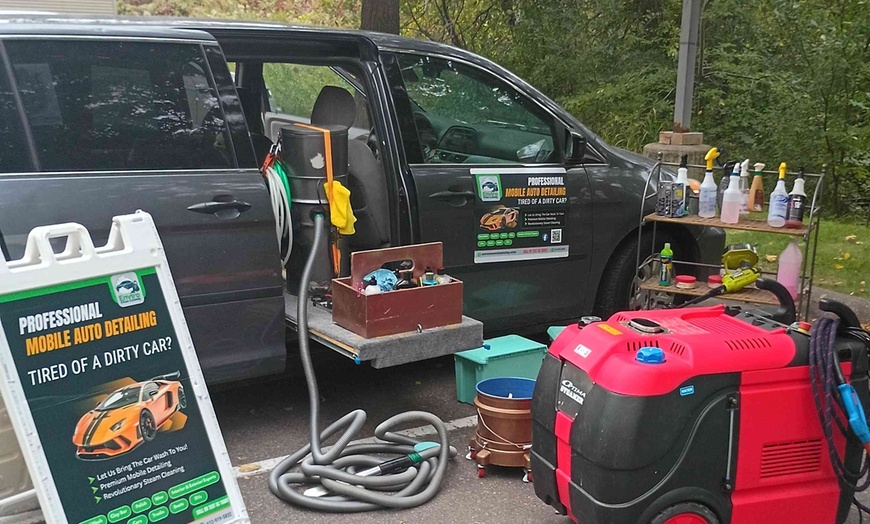 Image 1: Up to 46% Off on Exterior & Interior Car Detail at Envirosteam Cleaning LLC