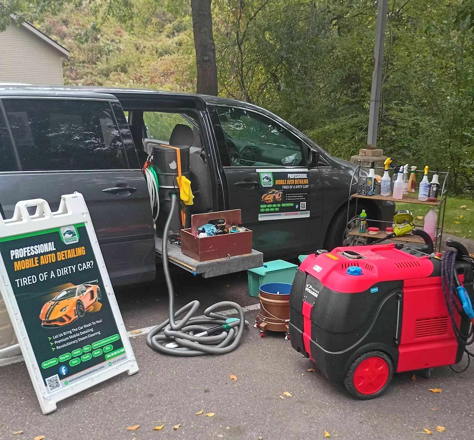 Mobile Car Detailing at Envirosteam Cleaning