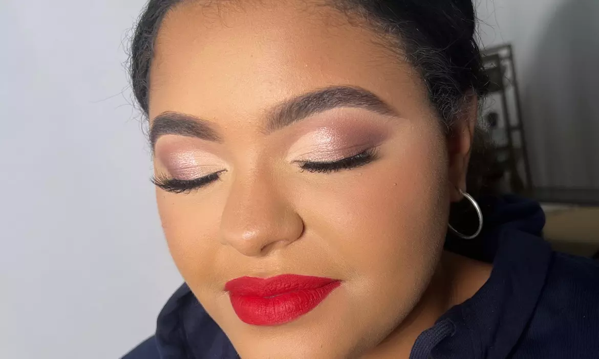 Full, Nude, or Social Glam - Full Face Makeup Application at Glam By Eli Makeup (Up to 37% Off)