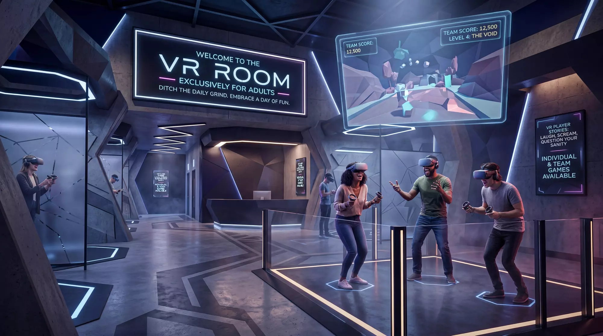 Virtual Reality Entertainment for One or Two Players (Up to 50% Off) - Primary Image