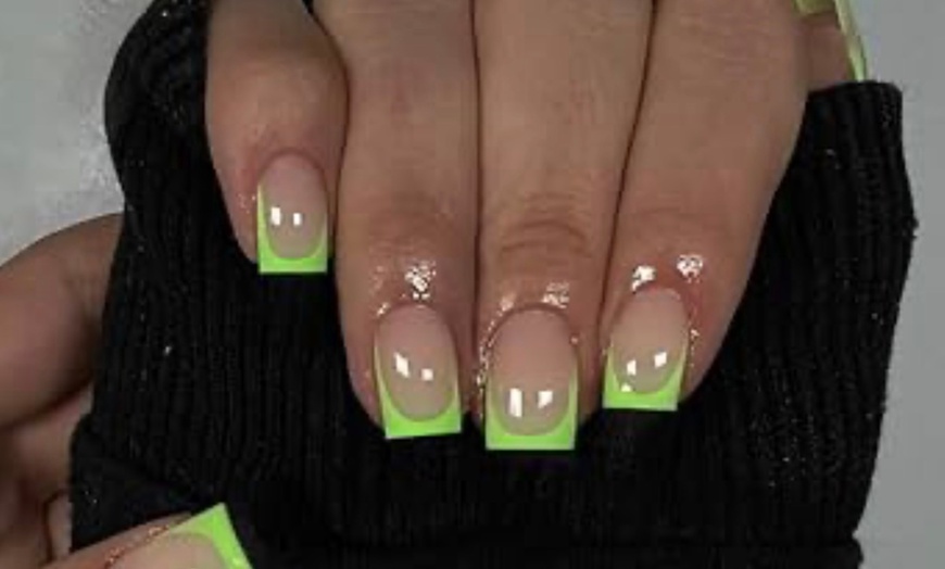 Image 5: Gel X Set with Russian Manicure Prep & Custom Nail Art