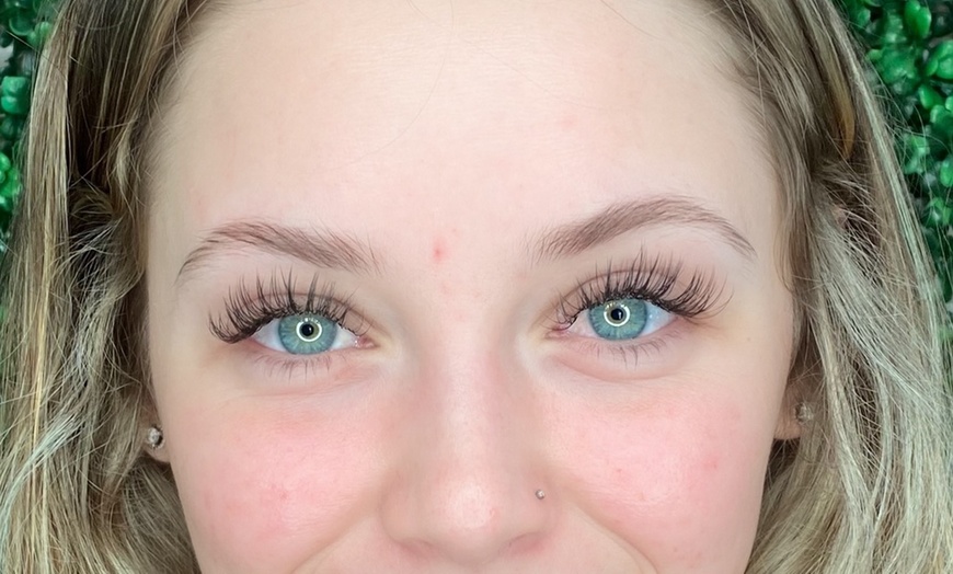 Image 1: Classic or Volume Eyelash Extensions at Soft Glam Lash Brow Studio