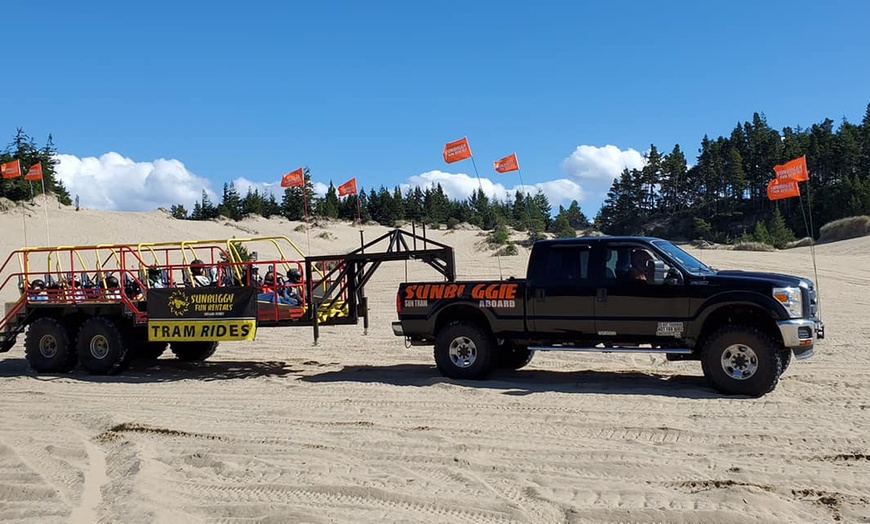 Image 9: Premium 60-Min Las Vegas Sand Dunes Adventure in a Thrilling Tram Buggy, Free Hot Shot Photos, Shuttle Service & More!