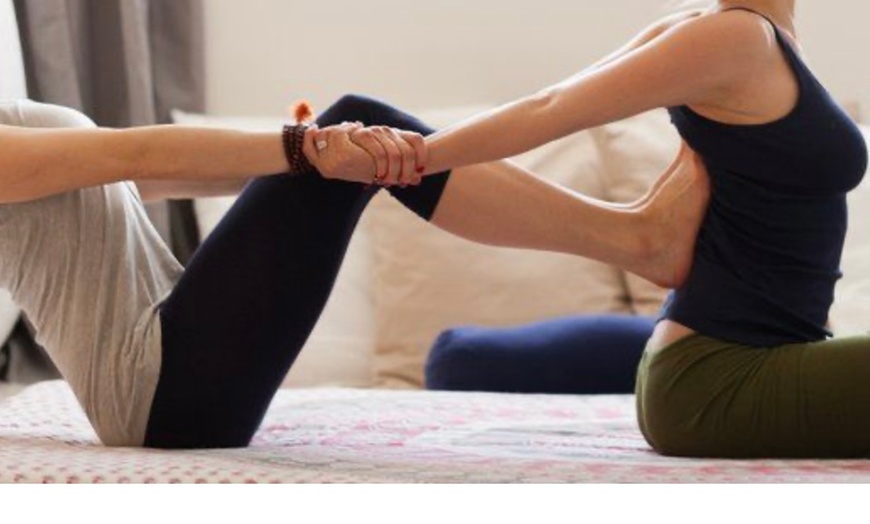 Image 1: 50 Minutes of Thai Stretching or Yoga Stretching & Breathwork