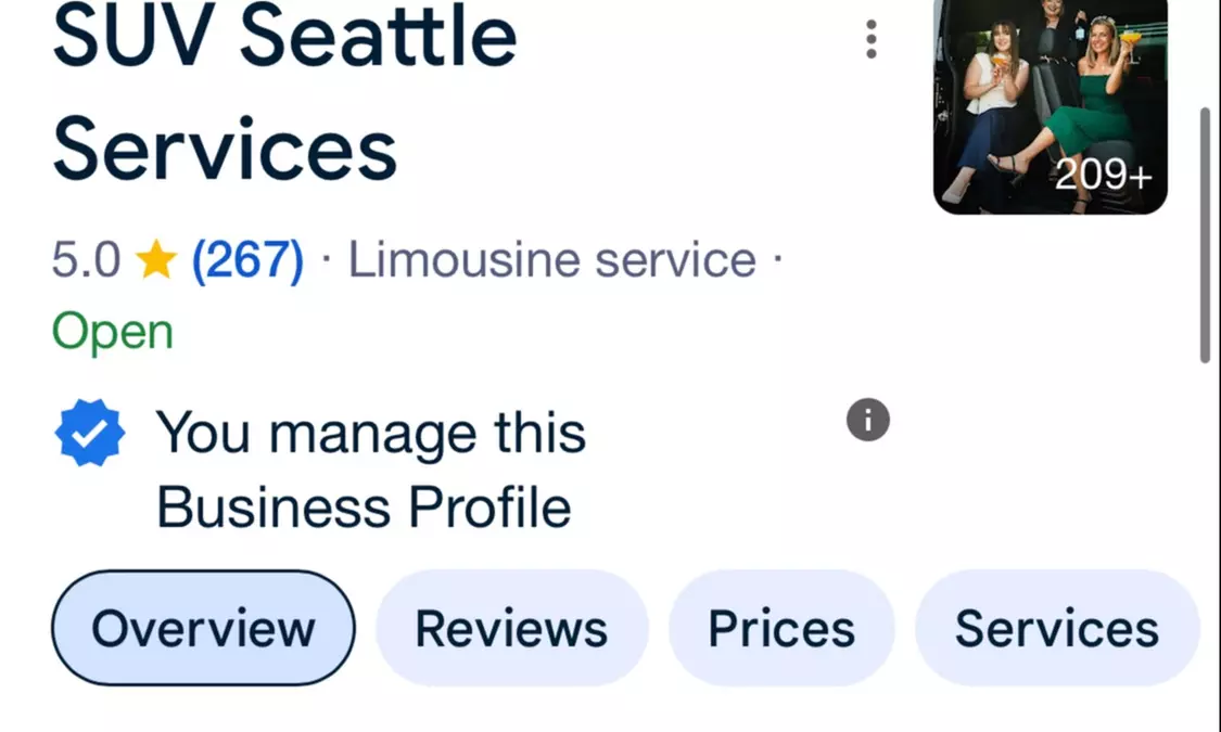 Premium Airport Transfer from SEA-TAC Airport for Up to 14 Passengers