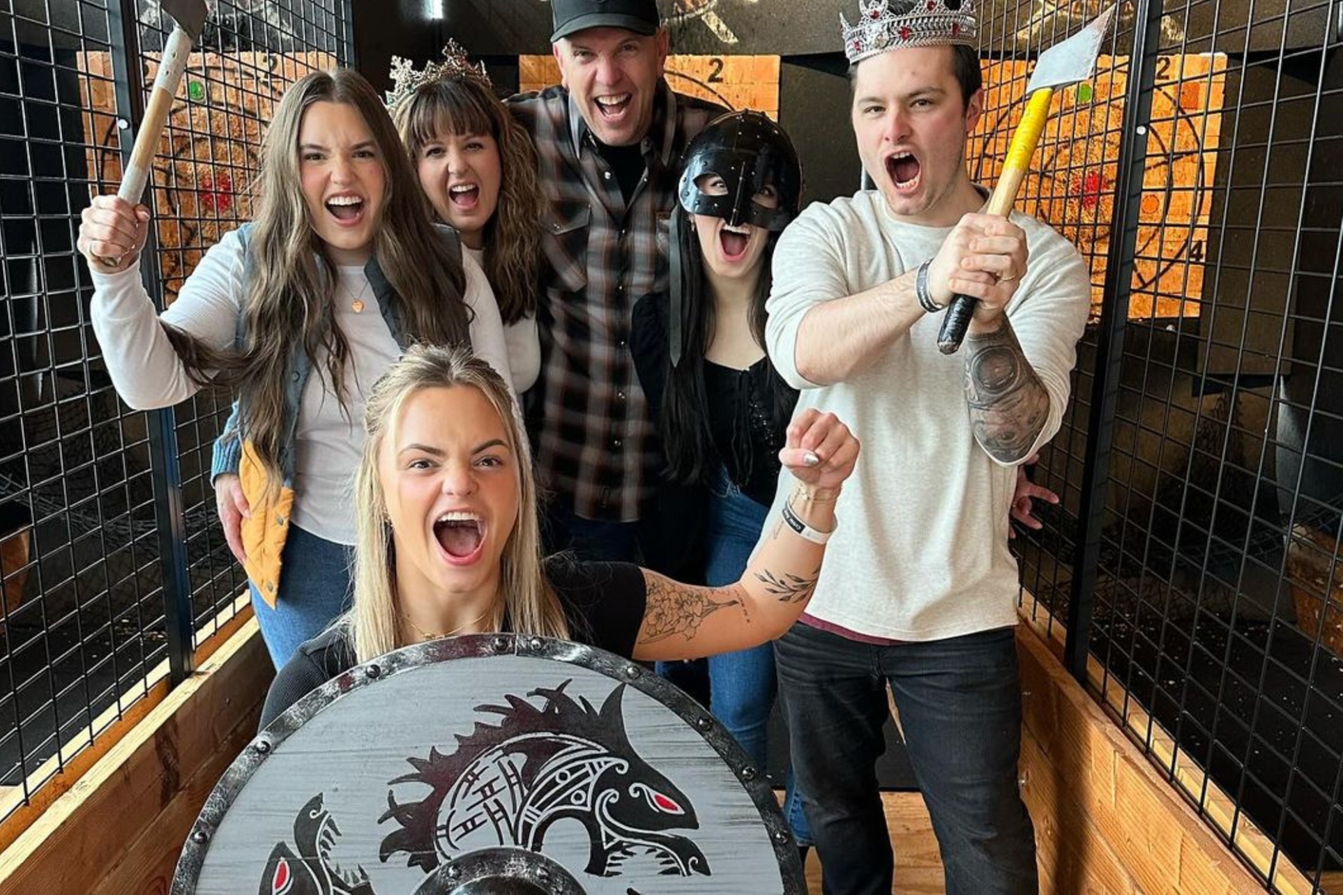 Explore Neon Axe Throwing  Session at Celtic Axe Throwers