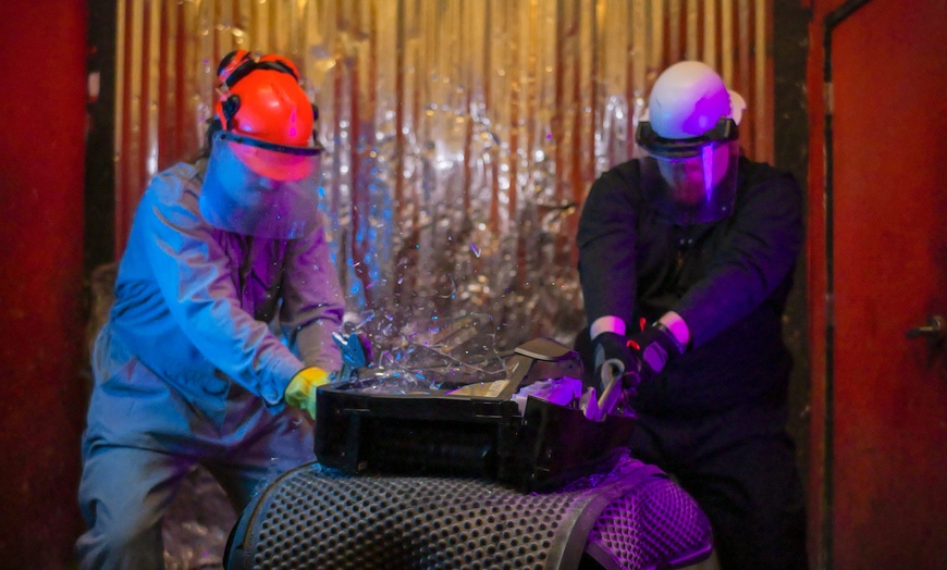 Image 7: Thrilling Adventure Awaits: Rage Room Fun with Premium Weapons Upgrade