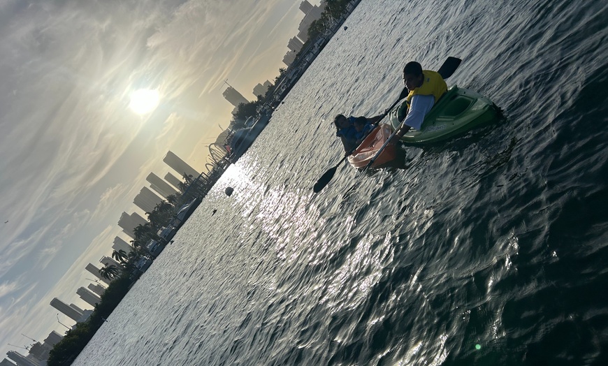 Image 1: Kayak Rental 2 hours for one or for  2 or 4+ Tour Guide Raccoon Island