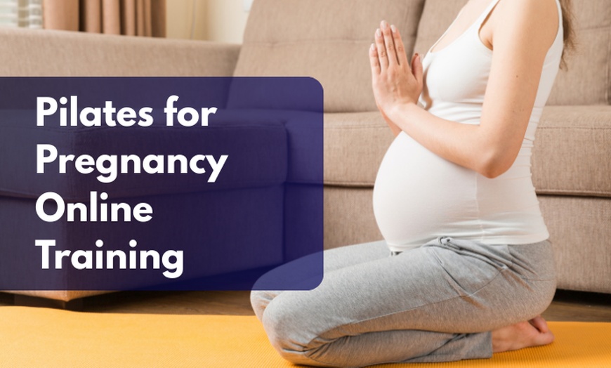 Image 1: Pilates for Pregnancy Online Training at Home