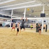 Image 2: Indoor beach volleyball court rental on Sundays
