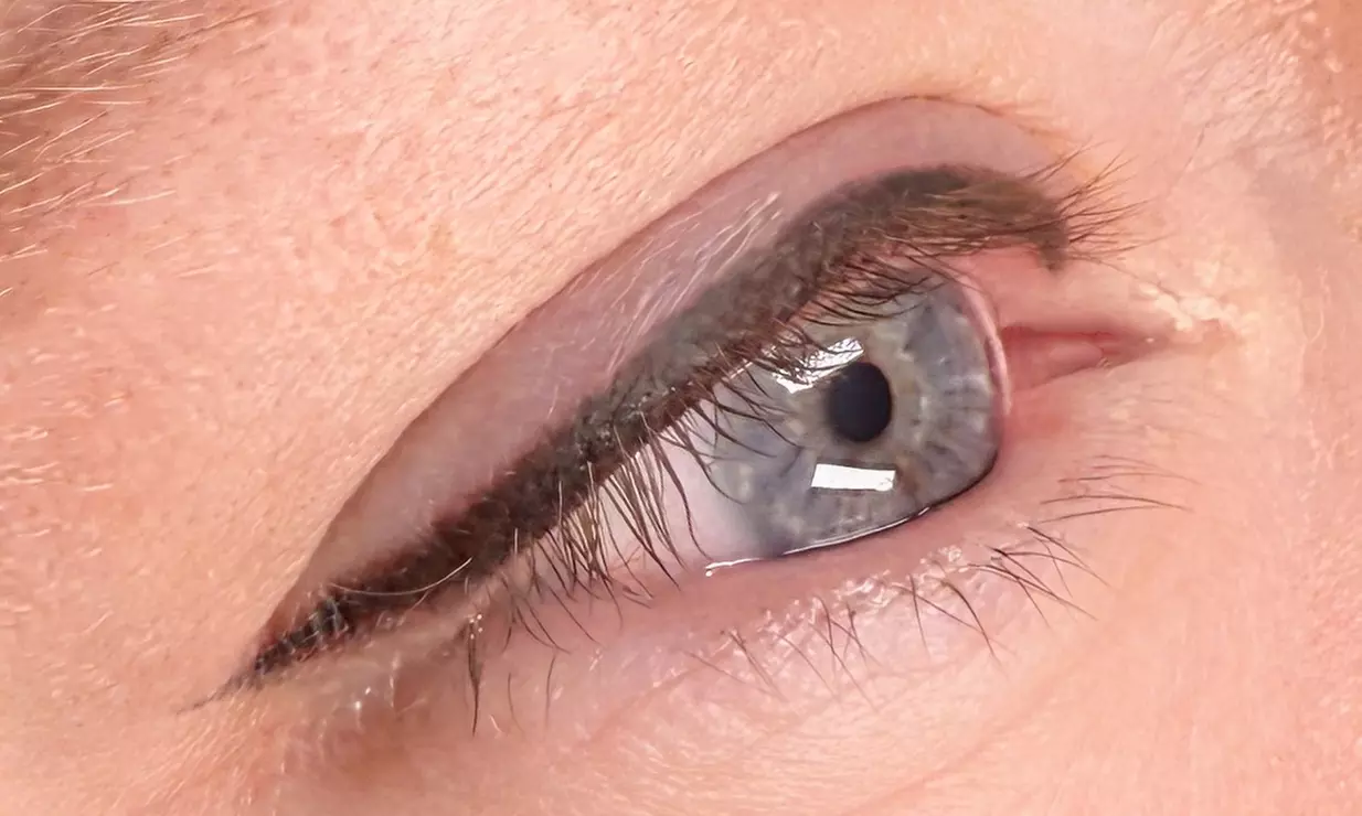 Permanent Eyeliner or Lash Enhancement with Optional Touch-Up at Moonlit PMU - Up to 64% Off